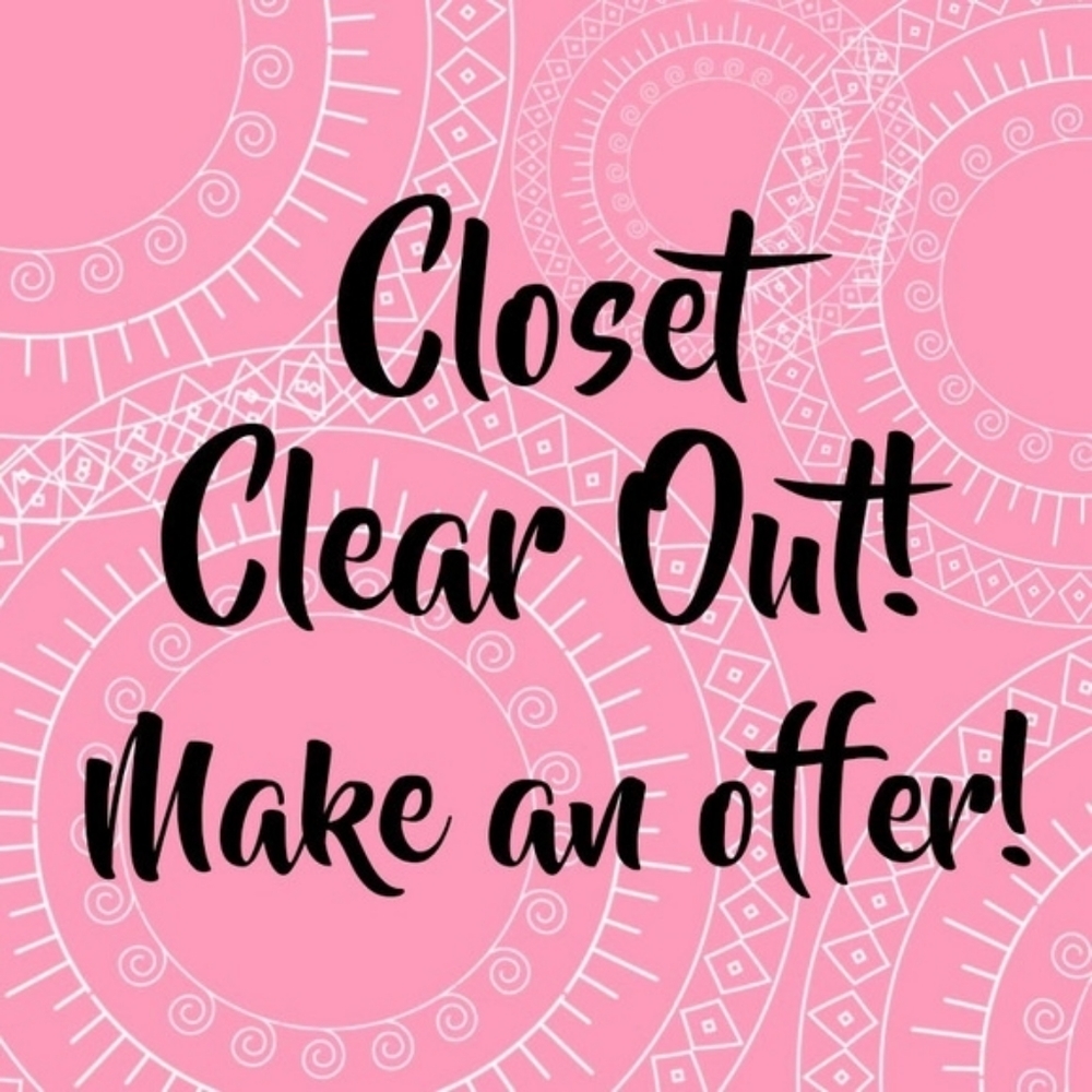 Closet Clea Out- Make an offer!